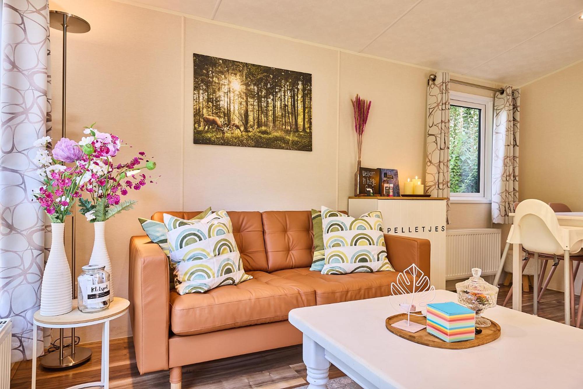 Chalet Huisje Bella Op De Veluwe Max 2 Volwassene Beekbergen Exteriör bild