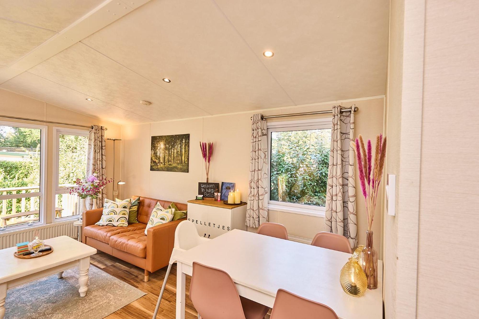 Chalet Huisje Bella Op De Veluwe Max 2 Volwassene Beekbergen Exteriör bild